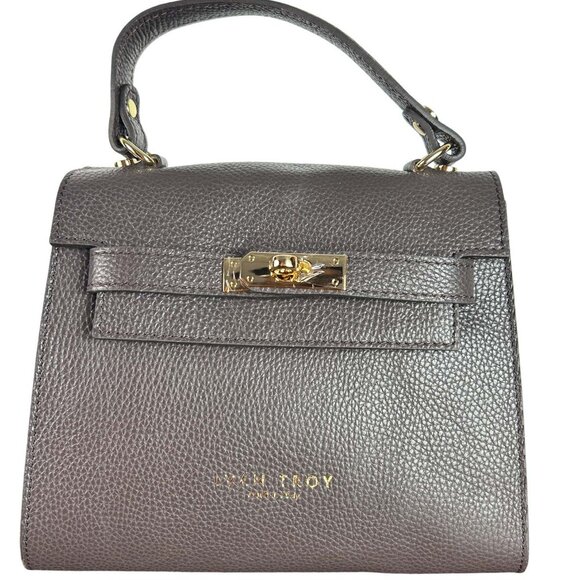 Naya Coffee Italian Leather Handbag for Women – Luxury Designer Shoulder - Picture 2 of 10